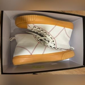 J.crew woman’s high top canvas sneakers